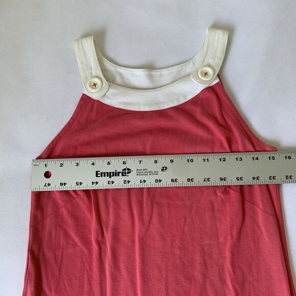 Lilly Pulitzer Dress Women XS Pink Vintage Sleeveless Crab Button Retro Tropical - Picture 5 of 8